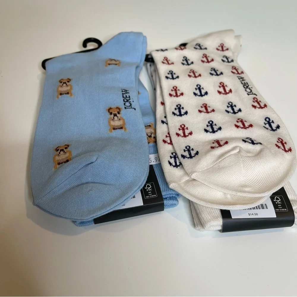 J. Crew Mens socks 2 pair